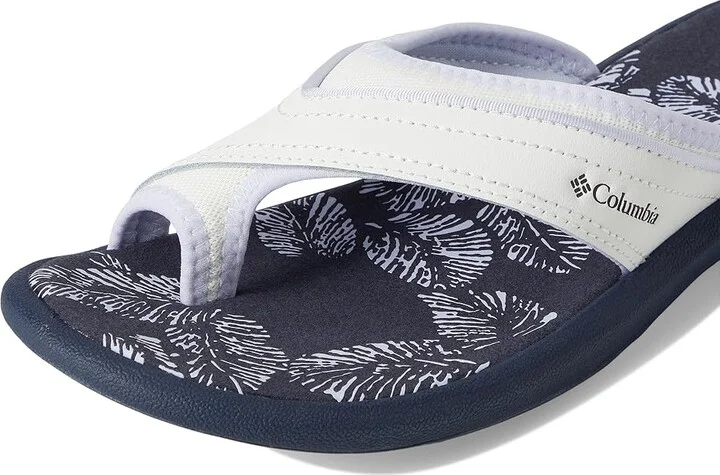 Columbia Keatm II Women's Sling Back Shoes Sea Salt/Snowdrift : 12 B - Medium, Leather - Image 7