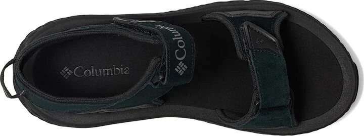 Columbia Konos Hiker 2-Strap Men's Sandals Black/Grill : 13 D - Medium, Leather/Suede - Image 2