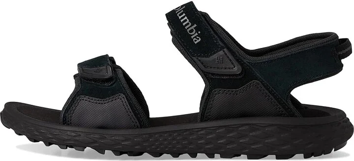 Columbia Konos Hiker 2-Strap Men's Sandals Black/Grill : 13 D - Medium, Leather/Suede - Image 6
