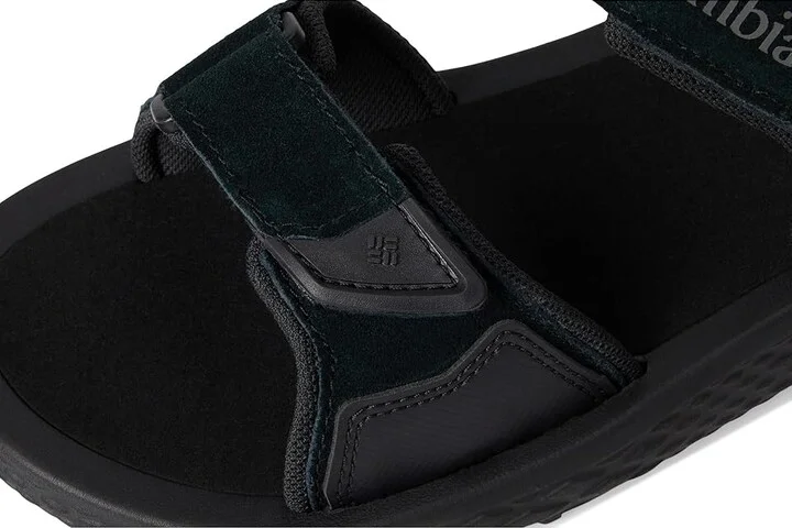 Columbia Konos Hiker 2-Strap Men's Sandals Black/Grill : 13 D - Medium, Leather/Suede - Image 7