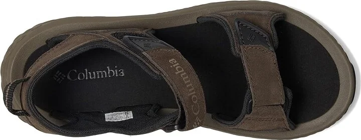 Columbia Konos Hiker 2-Strap Men's Sandals Cordovan/Black : 13 D - Medium, Leather/Suede - Image 2