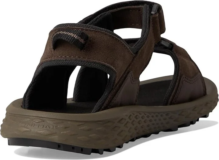 Columbia Konos Hiker 2-Strap Men's Sandals Cordovan/Black : 13 D - Medium, Leather/Suede - Image 4
