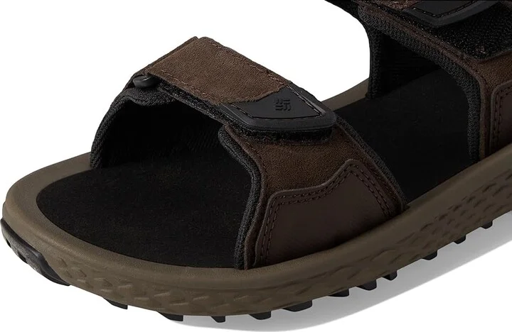 Columbia Konos Hiker 2-Strap Men's Sandals Cordovan/Black : 13 D - Medium, Leather/Suede - Image 7