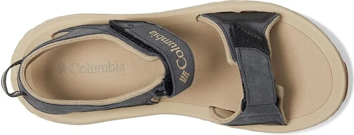 Columbia Konos Hiker 2-Strap Men's Sandals Shark/Ancient Fossil : 10 D - Medium, Leather/Suede - Image 2