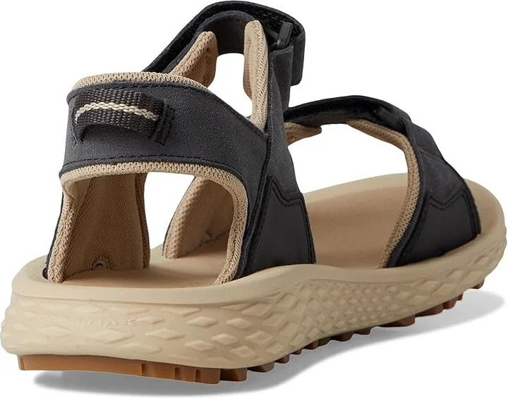 Columbia Konos Hiker 2-Strap Men's Sandals Shark/Ancient Fossil : 10 D - Medium, Leather/Suede - Image 4