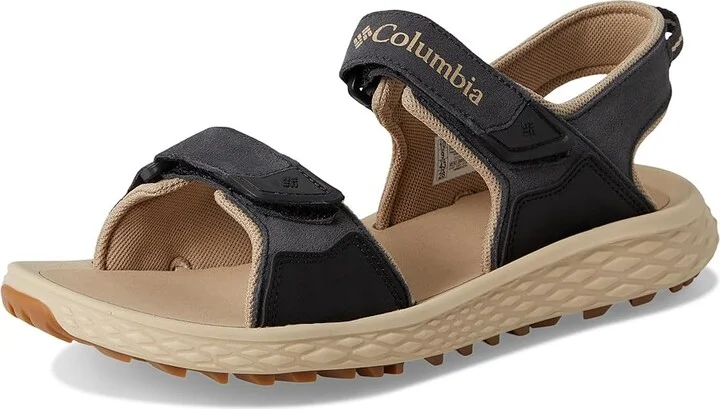 Columbia Konos Hiker 2-Strap Men's Sandals Shark/Ancient Fossil : 10 D - Medium, Leather/Suede - Image 5
