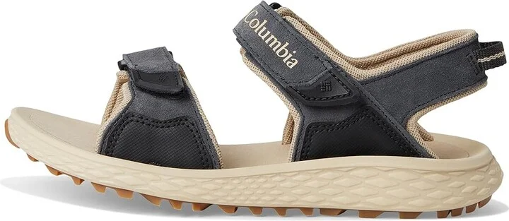 Columbia Konos Hiker 2-Strap Men's Sandals Shark/Ancient Fossil : 10 D - Medium, Leather/Suede - Image 6