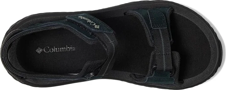 Columbia Konos Hiker 2-Strap Women's Sandals Black/Grill : 11 B - Medium, Faux Leather/Suede/Synthetic - Image 2