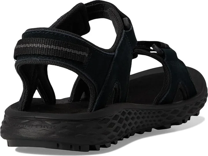 Columbia Konos Hiker 2-Strap Women's Sandals Black/Grill : 11 B - Medium, Faux Leather/Suede/Synthetic - Image 4