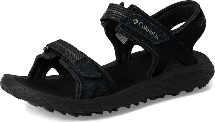 Columbia Konos Hiker 2-Strap Women's Sandals Black/Grill : 11 B - Medium, Faux Leather/Suede/Synthetic - Image 5