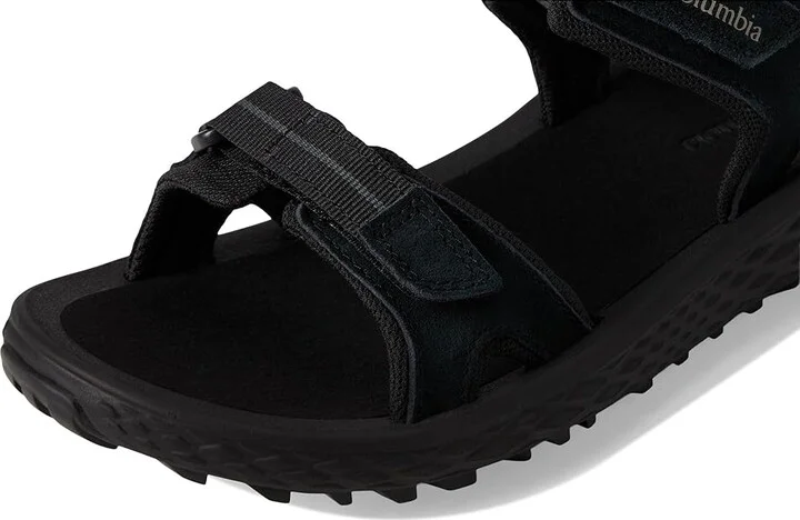 Columbia Konos Hiker 2-Strap Women's Sandals Black/Grill : 11 B - Medium, Faux Leather/Suede/Synthetic - Image 7