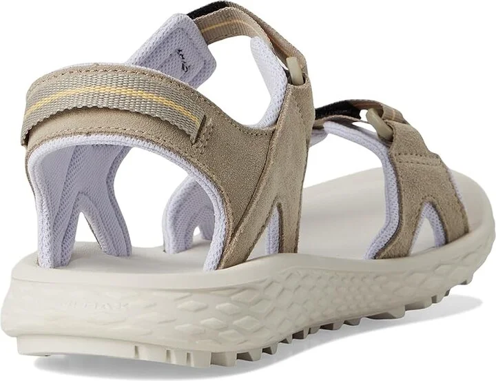 Columbia Konos Hiker 2-Strap Women's Sandals Canvas Tan/Snowdrift : 8 B - Medium, Faux Leather/Suede/Synthetic - Image 4