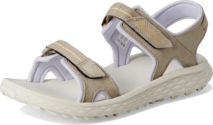 Columbia Konos Hiker 2-Strap Women's Sandals Canvas Tan/Snowdrift : 8 B - Medium, Faux Leather/Suede/Synthetic - Image 5
