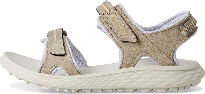 Columbia Konos Hiker 2-Strap Women's Sandals Canvas Tan/Snowdrift : 8 B - Medium, Faux Leather/Suede/Synthetic - Image 6