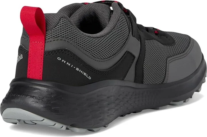Columbia Konos Low Men's Shoes Dark Grey/Mountain Red : 15 D - Medium, Synthetic/Textile - Image 4
