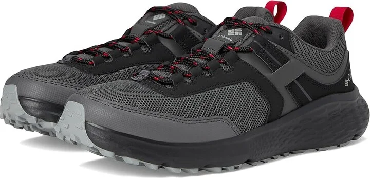 Columbia Konos Low Men's Shoes Dark Grey/Mountain Red : 15 D - Medium, Synthetic/Textile