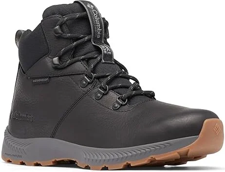Columbia Landroamer Explorer Waterproof Men's Shoes Black/Dark Grey : 7 D - Medium, Leather/Rubber