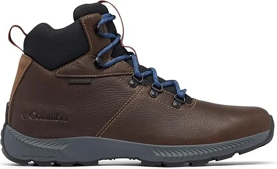 Columbia Landroamer Explorer Waterproof Men's Shoes Espresso II/Warp Red : 10 D - Medium, Leather/Rubber - Image 7