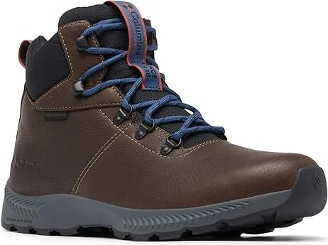 Columbia Landroamer Explorer Waterproof Men's Shoes Espresso II/Warp Red : 10 D - Medium, Leather/Rubber