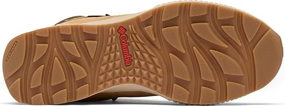 Columbia Landroamer Explorer Waterproof Nubuck Men's Shoes Curry/Poppy Red : 10 D - Medium, Leather/Rubber - Image 3