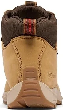 Columbia Landroamer Explorer Waterproof Nubuck Men's Shoes Curry/Poppy Red : 10 D - Medium, Leather/Rubber - Image 4