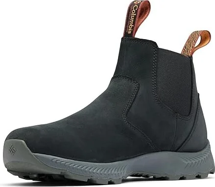 Columbia Landroamer Scout Nubuck Men's Shoes Black/Canyon Sun : 10 D - Medium, Leather/Rubber