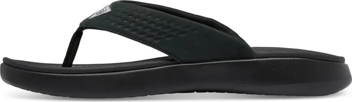 Columbia Men's Boatside Leather Lightweight Flip Flop Sandals - Tundra, Light Brown - Image 11