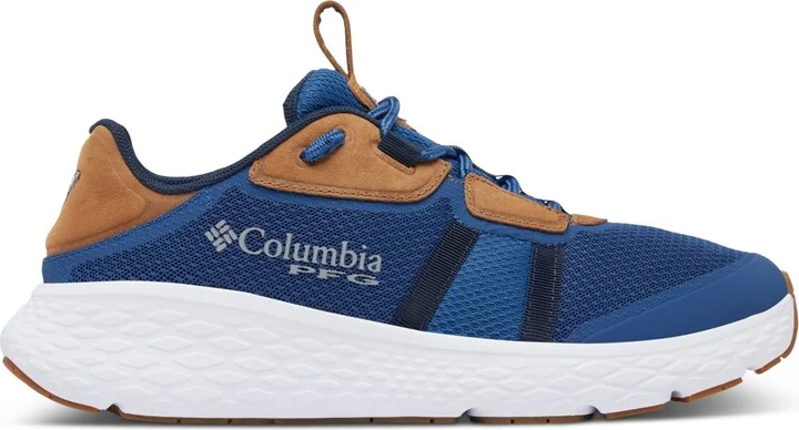Columbia Men's Castback Tc Pfg Fishing Sneakers - Carbon, Collegiate Navy - Image 5