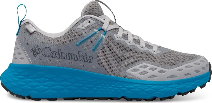Columbia Men's Konos Trs Outdry Hiking Sneaker - Cumulus Grey, Blue Echo - Image 2