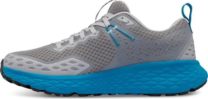 Columbia Men's Konos Trs Outdry Hiking Sneaker - Cumulus Grey, Blue Echo - Image 3
