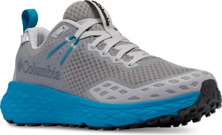 Columbia Men's Konos Trs Outdry Hiking Sneaker - Cumulus Grey, Blue Echo
