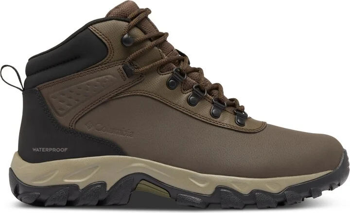 Columbia Men's Newton Explorer Hiking Boots - Cordovan, Stone Green - Image 5