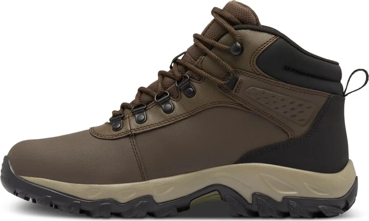 Columbia Men's Newton Explorer Hiking Boots - Cordovan, Stone Green - Image 6