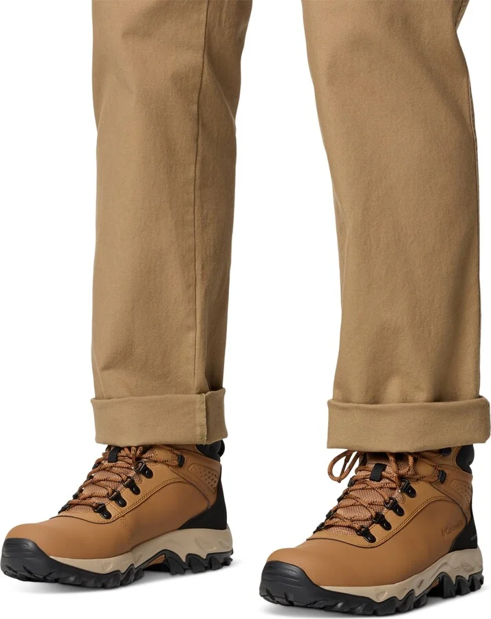 Columbia Men's Newton Explorer Hiking Boots - Cordovan, Stone Green - Image 7