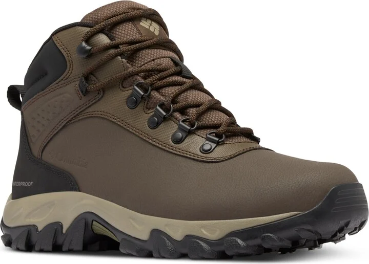Columbia Men's Newton Explorer Hiking Boots - Cordovan, Stone Green