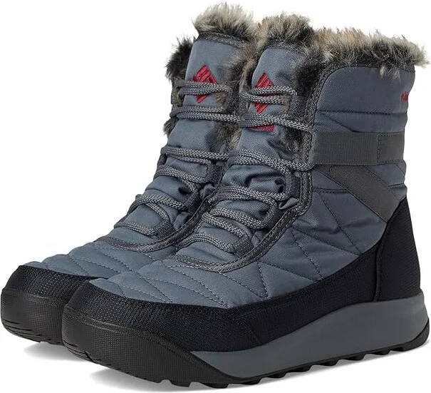 Columbia Minx Shorty IV Women's Climbing Shoes Graphite/Pomegranate : 5 D - Wide, Rubber