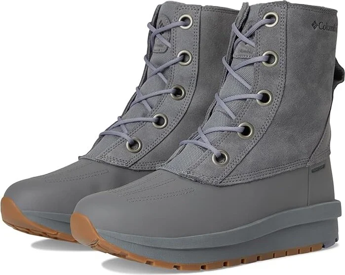 Columbia Moritza Shield Omni-Heat Women's Climbing Shoes Titanium Grey Steel/New Moon : 5.5 B - Medium, Suede