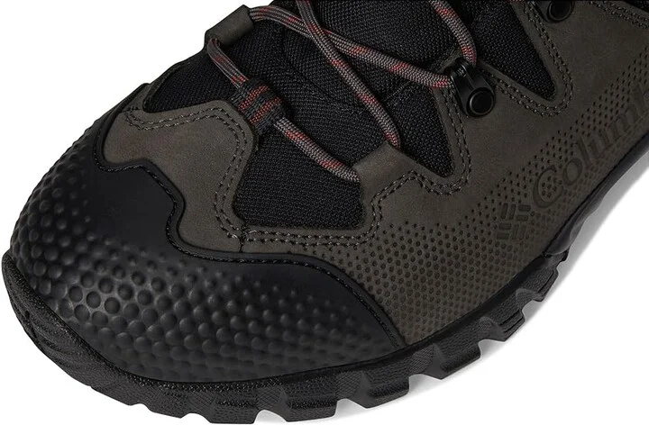 Columbia Navigator Trek Outdry Leather Men's Hiking Boots Black/Spice : 9.5 D - Medium, Leather/Textile - Image 2