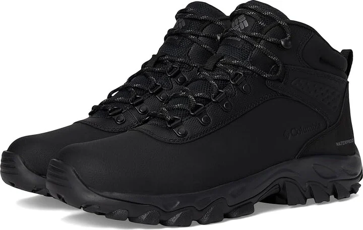 Columbia Newton Explorer Men's Climbing Shoes Black/Black : 13 E - Wide, Leather/Rubber