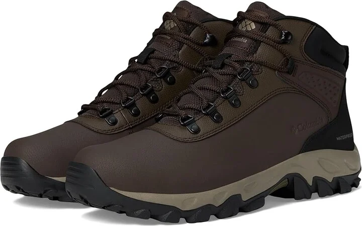 Columbia Newton Explorer Men's Climbing Shoes Cordovan/Stone Green : 8.5 E - Wide, Leather/Rubber