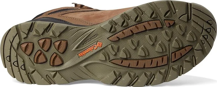 Columbia Newton Ridge BC Nubuck Men's Climbing Shoes Dark Brown/Desert Sun : 9.5 D - Medium, Leather/Suede - Image 3