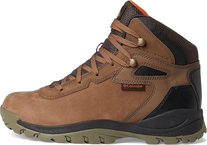 Columbia Newton Ridge BC Nubuck Men's Climbing Shoes Dark Brown/Desert Sun : 9.5 D - Medium, Leather/Suede - Image 6