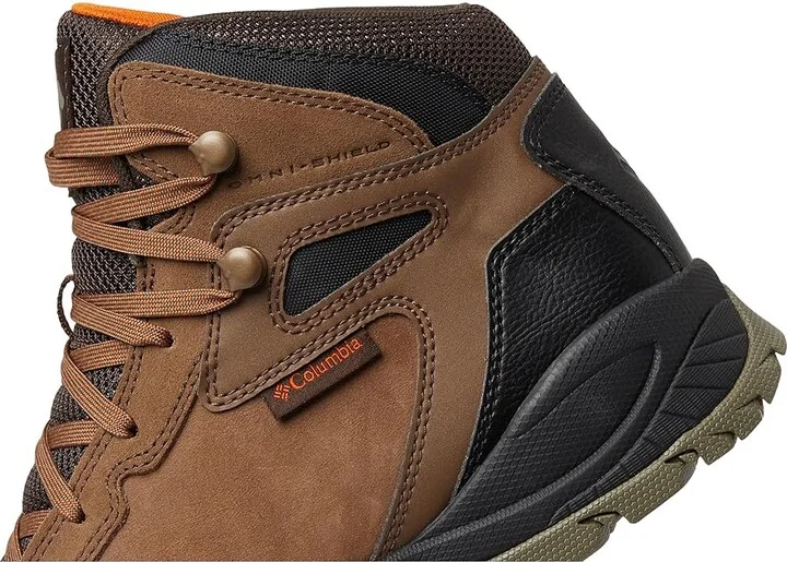 Columbia Newton Ridge BC Nubuck Men's Climbing Shoes Dark Brown/Desert Sun : 9.5 D - Medium, Leather/Suede - Image 7