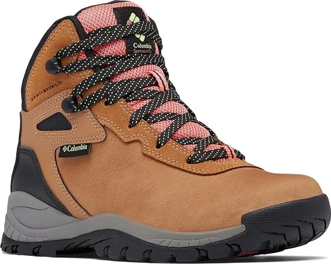 Columbia Newton Ridge BC Nubuck Women's Climbing Shoes Elk/Spring Yellow : 11 B - Medium, Leather/Rubber/Suede