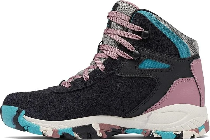 Columbia Newton Ridge BC Women's Climbing Shoes Black/Teal : 9.5 B - Medium, Suede - Image 5