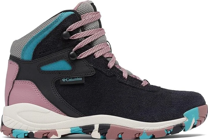 Columbia Newton Ridge BC Women's Climbing Shoes Black/Teal : 9.5 B - Medium, Suede - Image 6