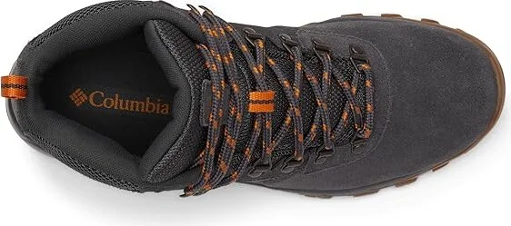 Columbia Newton Ridge Plus II Suede Waterproof Men's Climbing Shoes Dark Grey/Gold Amber : 8 D - Medium, Leather/Suede - Image 2