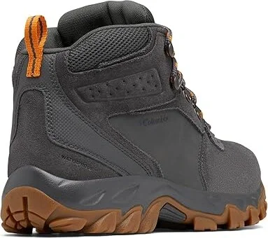 Columbia Newton Ridge Plus II Suede Waterproof Men's Climbing Shoes Dark Grey/Gold Amber : 8 D - Medium, Leather/Suede - Image 4
