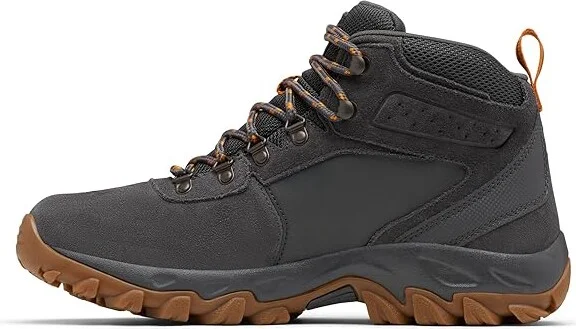 Columbia Newton Ridge Plus II Suede Waterproof Men's Climbing Shoes Dark Grey/Gold Amber : 8 D - Medium, Leather/Suede - Image 6