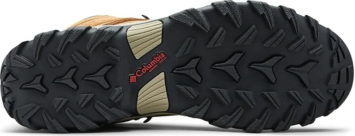 Columbia Newton Ridge Plus II Suede Waterproof Men's Climbing Shoes Elk/Mountain Red : 7.5 E - Wide, Leather/Suede - Image 3